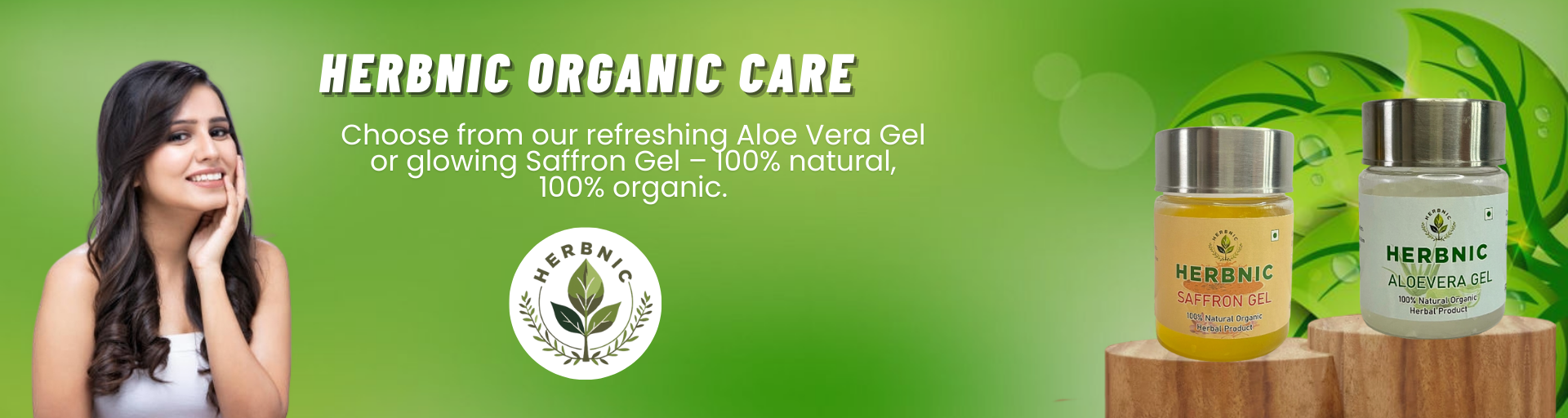 Herbnic Gel Banner